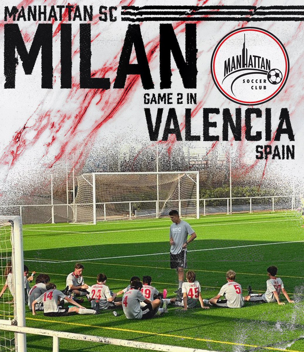 ManhattanSC_NYC's tweet photo. A few of our MSC teams are enjoying their time in Spain to the fullest! Here are some shots from MSC Milan’s game in Valencia.
#MSCStrong #MSCon3 #MSCFamily #Soccer #NYCSoccer #Spain #Valencia #Spain https://t.co/hg2kcUyKKd