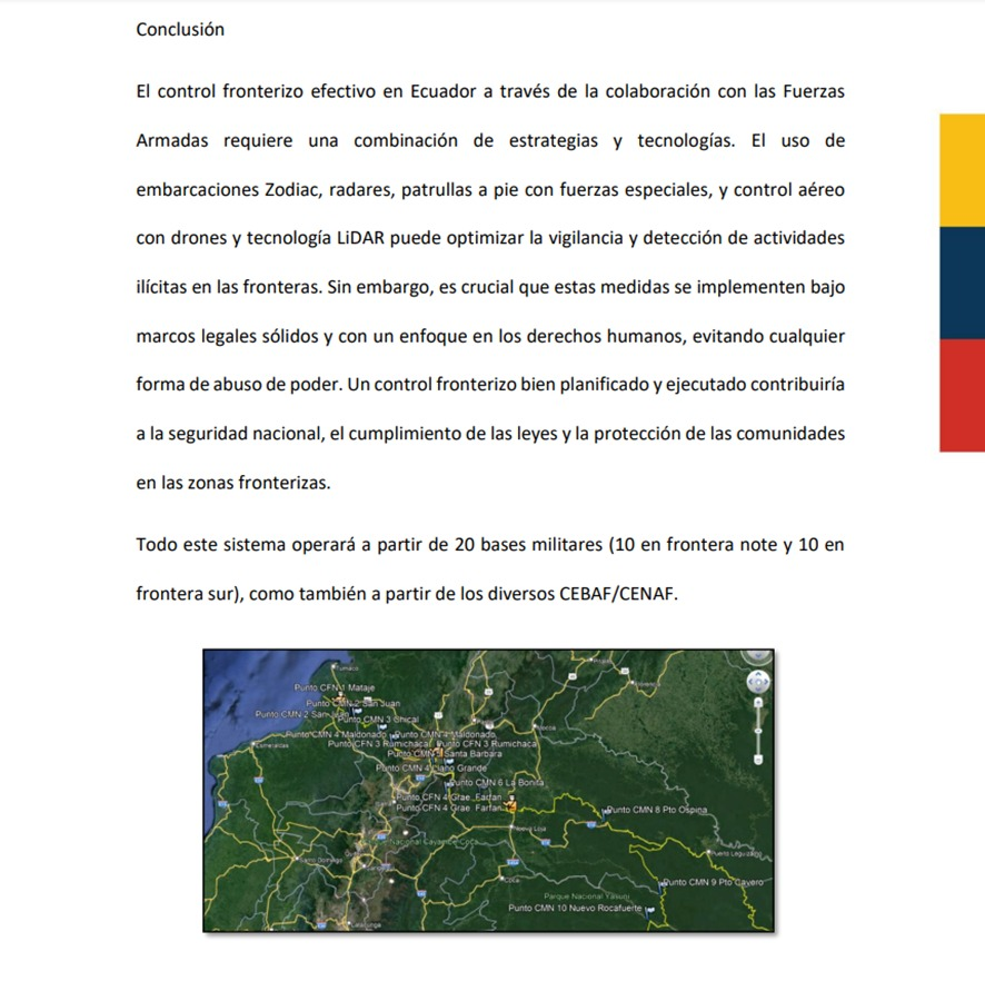 Compatriotas, adjunto enlace del “Tratado para el Abordaje de la Delincuencia Rampante en el Ecuador.” Ahí detallo de mejor manera los cuatro ejes que ya he mencionado en las diversas entrevistas, CAPEX presupuestado de inversión, tiempos de implementación, código de las diversas