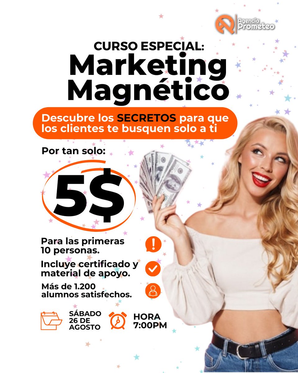 TheRed_Shadow's tweet photo. SE NOS VIENE:

Este es uno de los cursos MÁS COMPLETOS que he hecho. Es totalmente NUEVO. 💪💪💪

Diseñé este curso de Marketing Magnético 🧲 para enseñarte las estrategias que necesitas para que no andes detrás de los clientes.

Para que los clientes sean los que te busquen 🔥🔥 https://t.co/N6JNmSRiZp