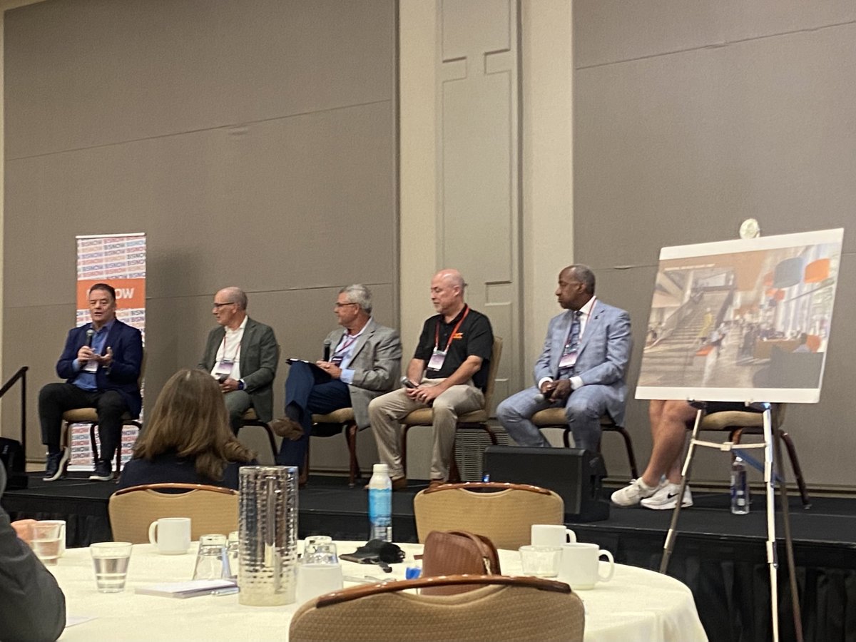 sacregion's tweet photo. Great to see Bisnow bringing its life science conference to Sacramento 👏 GSEC's President &amp; CEO spoke on a panel there about Aggie Square alongside @Chancellor_May , @Mayor_Steinberg &amp; others. @UCDAggieSquare is @ucdavis’ $1B research park accelerating life science innovation 🙌 https://t.co/YLIOQl8Ss1