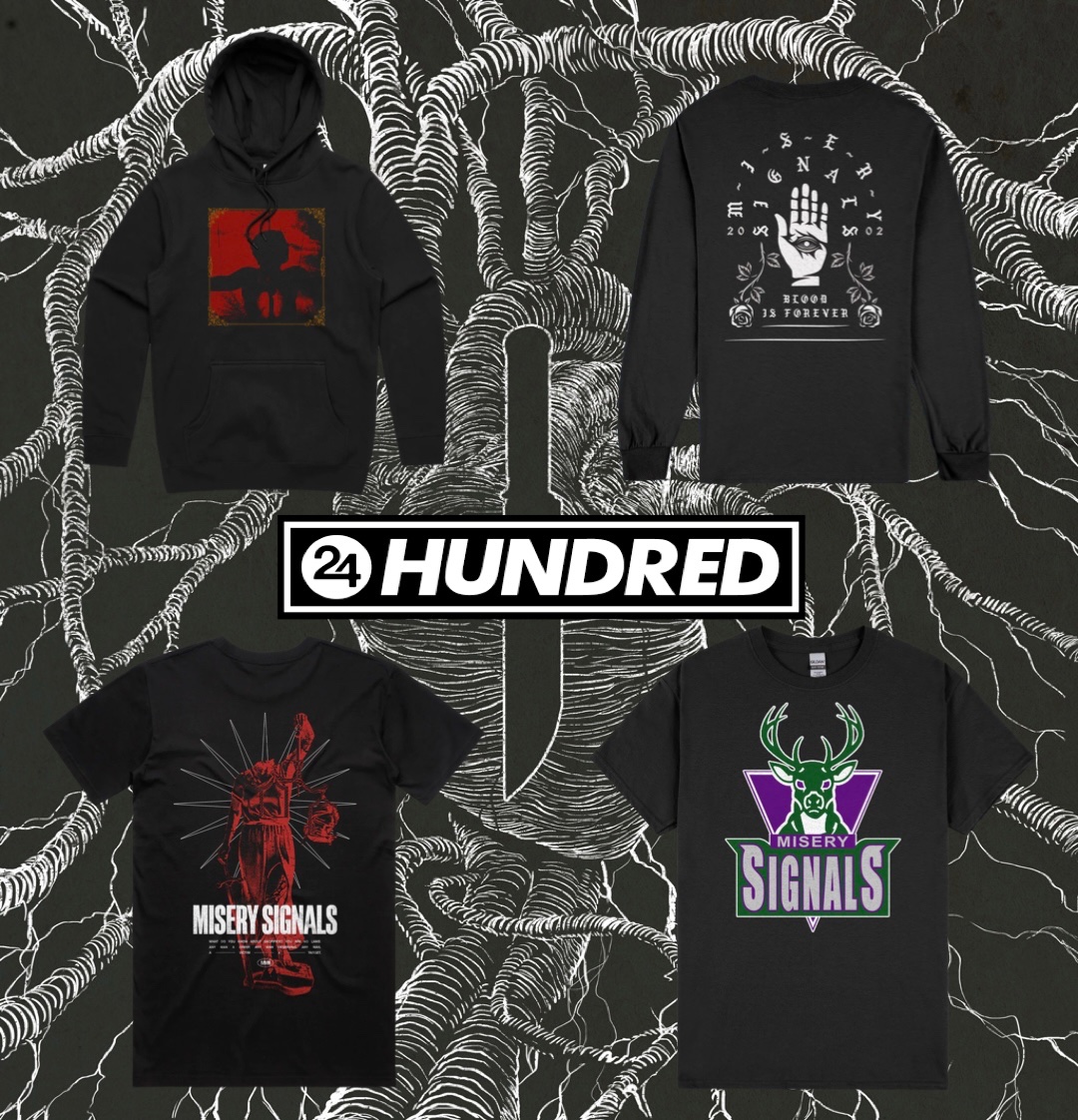 Misery Signals (@miserysignals) on Twitter photo Our exclusive collection with <a href="/24HundredNet/">24hundrednet</a> is shipping now! This limited capsule includes references & imagery from the Of Malice and the Magnum Heart album tracks, A Victim, A Target, and Five Years, along with our much requested Basketball tee.
24hundred.net/collections/mi… Our exclusive collection with <a href="/24HundredNet/">24hundrednet</a> is shipping now! This limited capsule includes references & imagery from the Of Malice and the Magnum Heart album tracks, A Victim, A Target, and Five Years, along with our much requested Basketball tee.
24hundred.net/collections/mi…