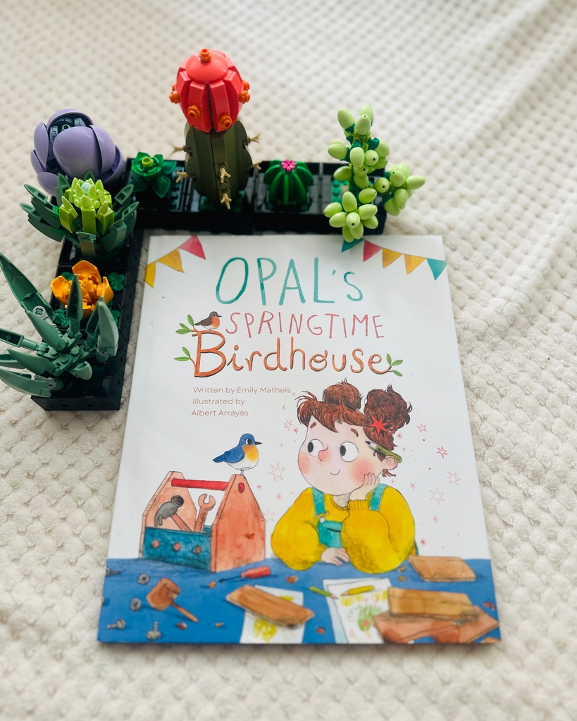 YeehooPress's tweet image. Our children’s books can set great examples for real life scenarios and activities. A perfect example would be the act of building legos is similar to Opal building her birdhouse!
 By @emilymatheisauthor + illustrated by @albertarrayas 
#yeehoopress #opalsspringtimebirdhouse