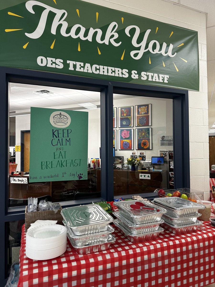 Oakton_ES's tweet photo. Thank you to @OaktonESPTA for breakfast today! https://t.co/aApjJjONy3