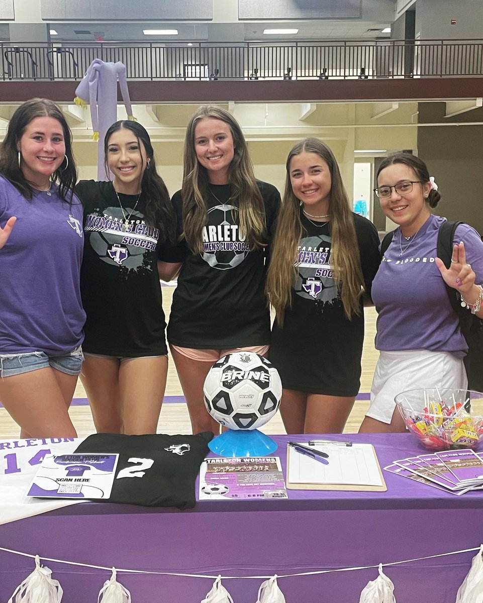 tarleton_wcs's tweet image. In case you missed it, Rec Fest 2023 was a BLAST and we were so pumped with the turnout! Here’s some of the info we covered, can’t wait for this season!!💜 #recfest2023 #tarletonwcsoccer #happytweek