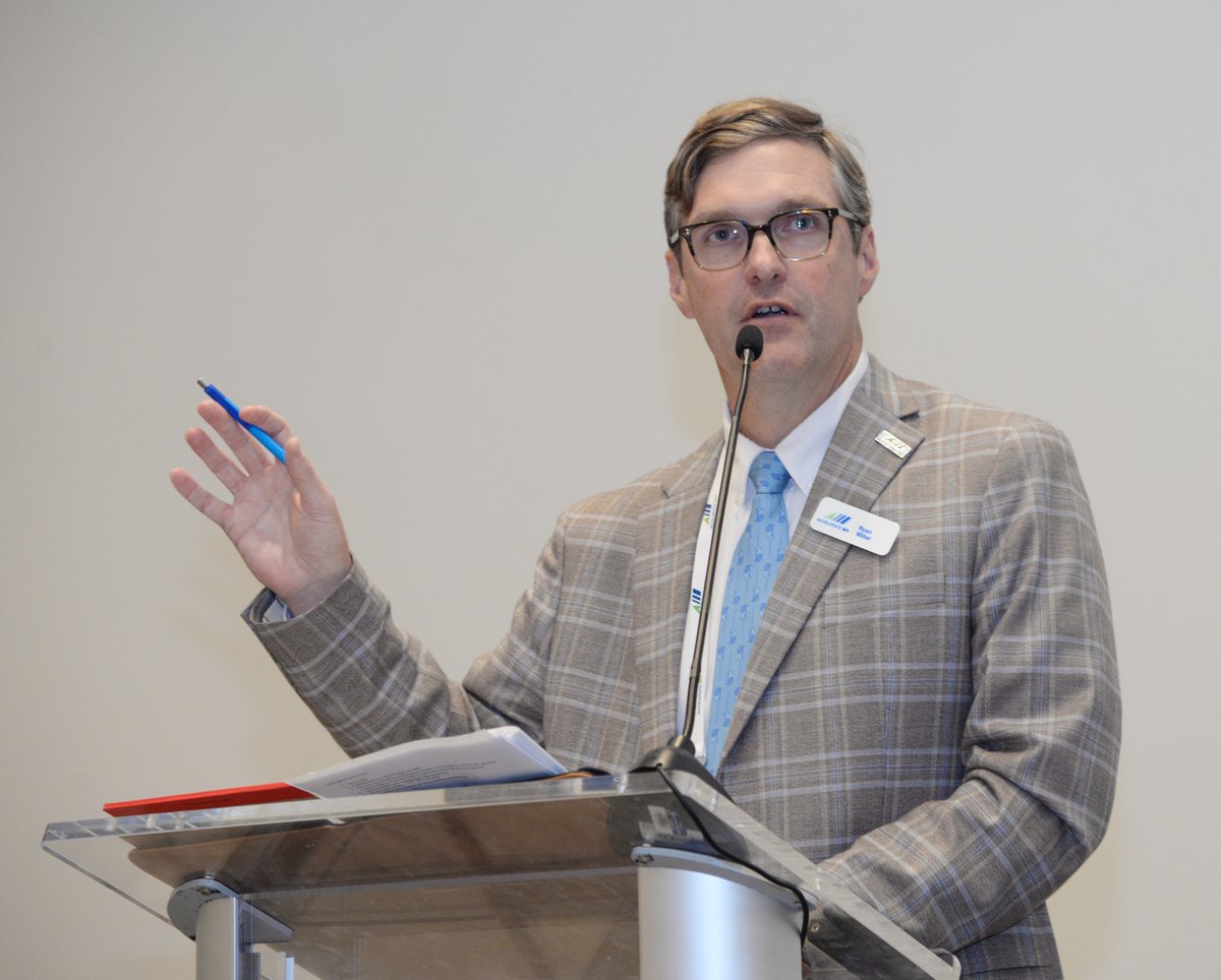 AccelerateMS's tweet photo. Day one of the #MSHorizons2023 Innovation and Strategy Symposium is in the books! Special thanks to @GraySwoope and @StephenMoret for joining us.  #HumanMomentum https://t.co/FBLXDDkS8h