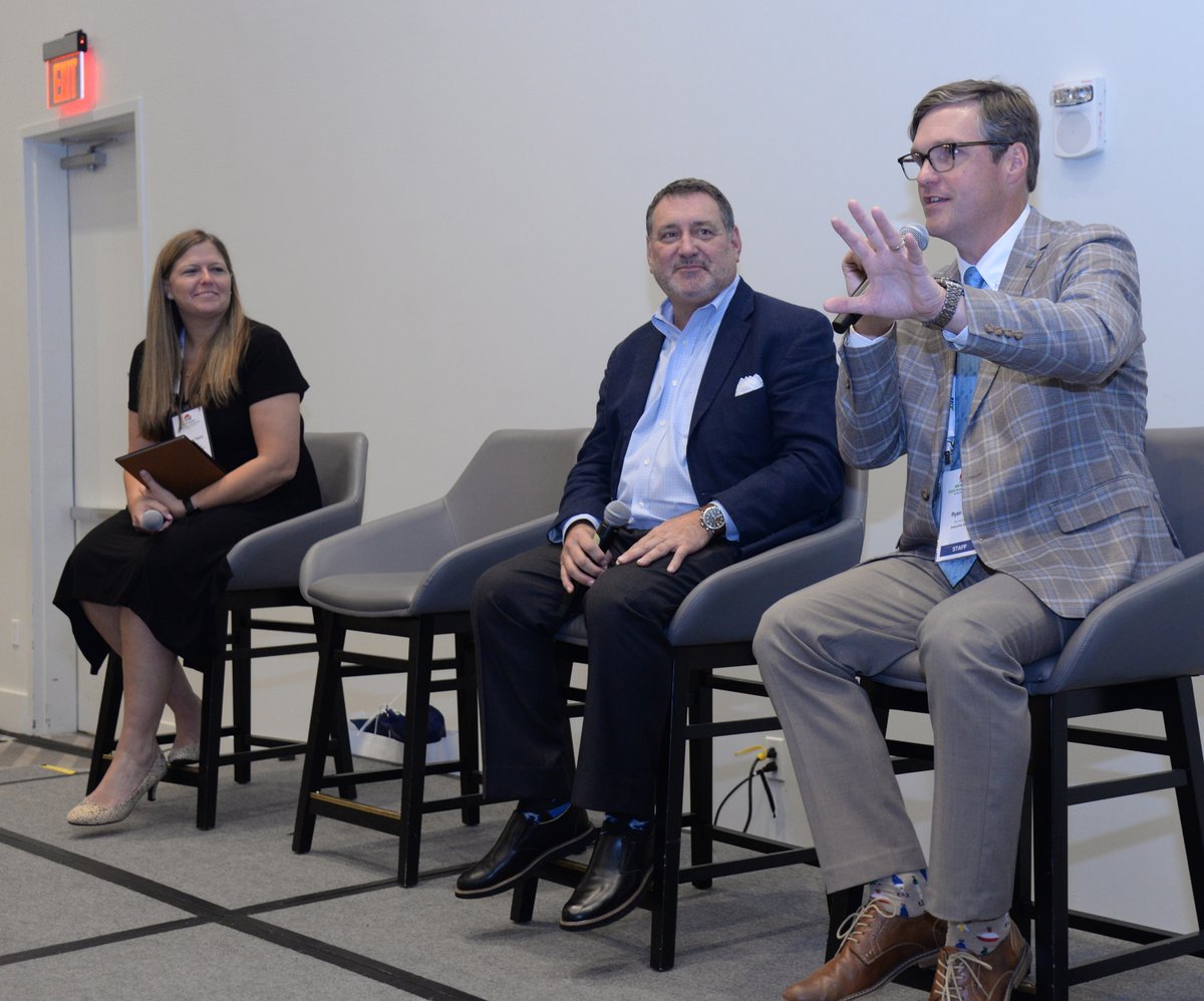 AccelerateMS's tweet photo. Day one of the #MSHorizons2023 Innovation and Strategy Symposium is in the books! Special thanks to @GraySwoope and @StephenMoret for joining us.  #HumanMomentum https://t.co/FBLXDDkS8h