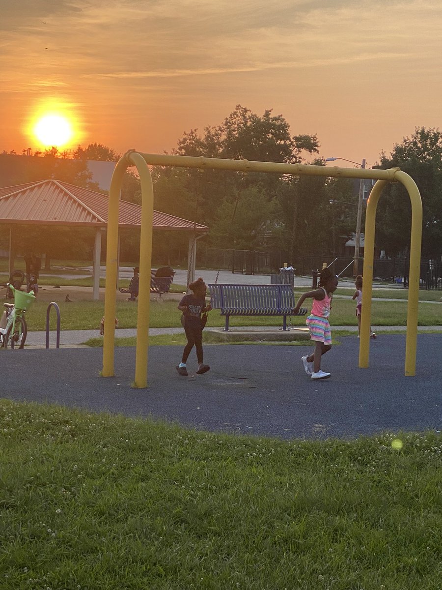 Another beautiful day at Bruce Monroe Community Park.