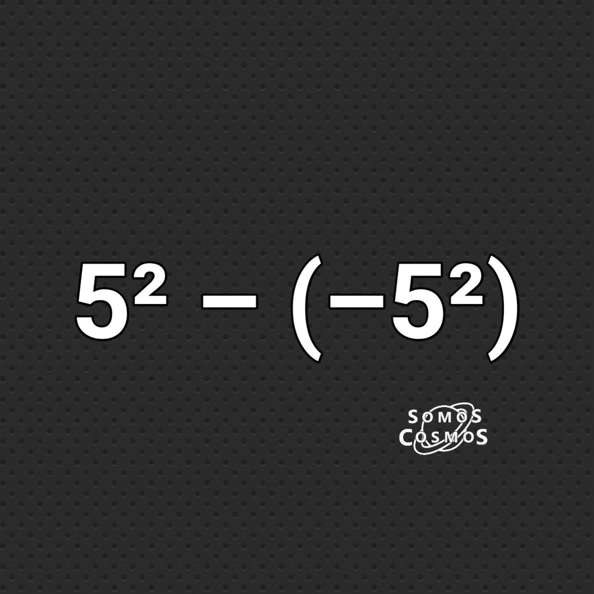 InformaCosmos's tweet image. ¿Puedes resolver este simple ejercicio en menos de 30 segundos?