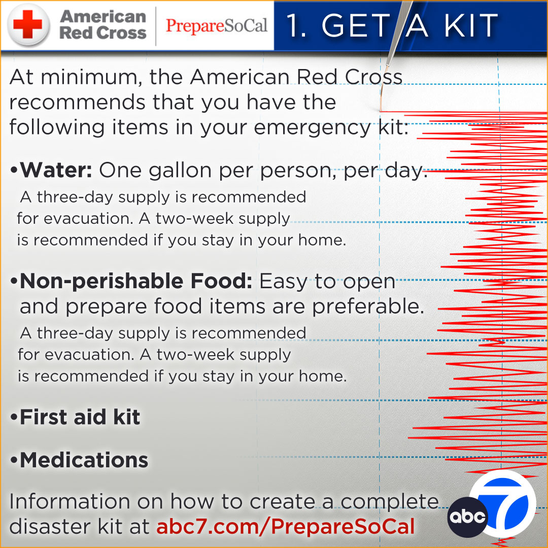 ABC7's tweet photo. Are you prepared for life-threatening disasters? 🤔🆘

ABC7 has compiled a list of items that are important to have in your emergency kit! https://t.co/Ne6NWMyt2Y https://t.co/X3caP08vFP
