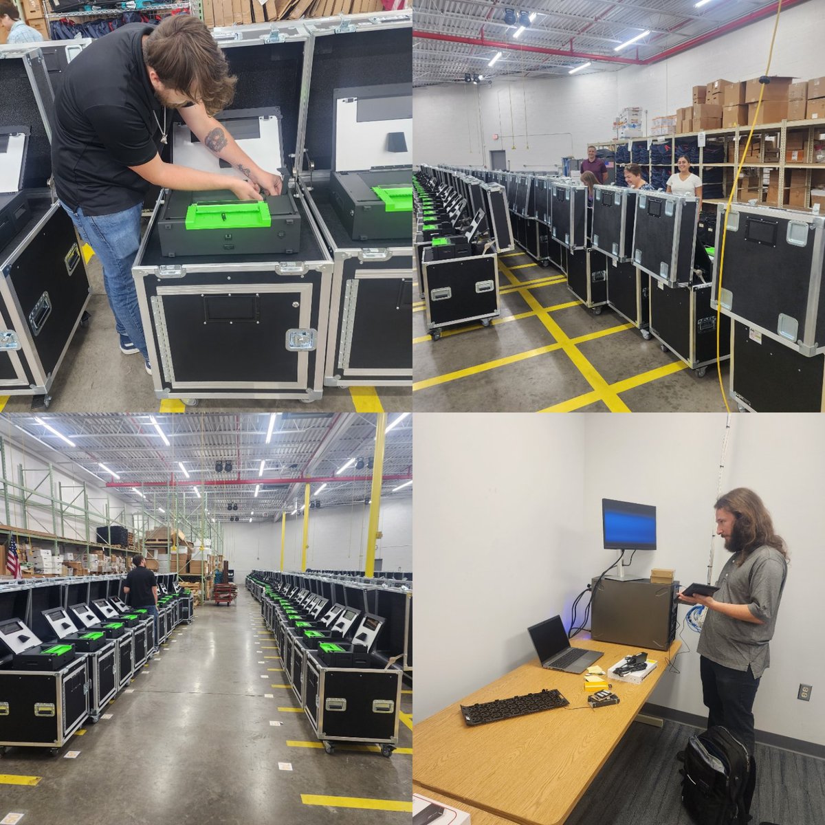 The <a href="/NYSBOE/">NY State Board of Elections</a>  and <a href="/clearballot/">Clear Ballot Group</a> are here doing acceptance testing g of our new voting equipment.  This rigorous testing is done machine by machine and will go on almost all week.