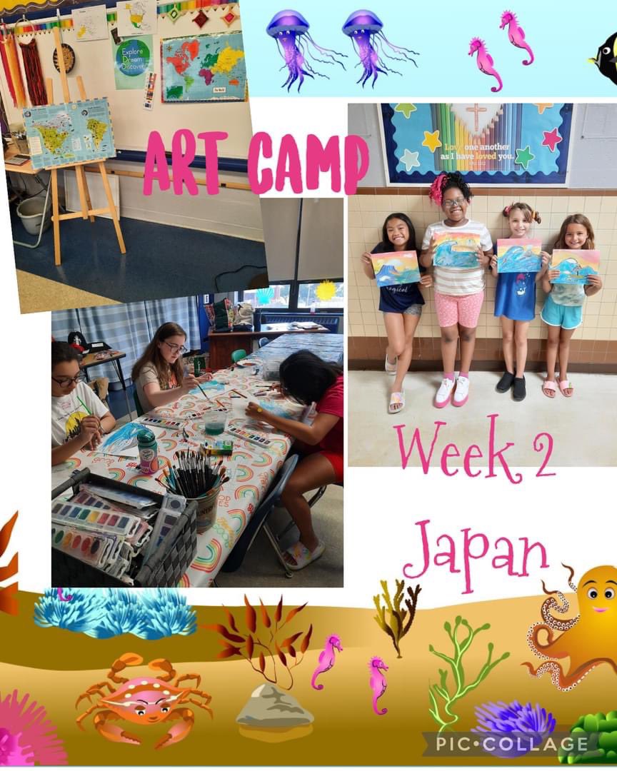 stjamesregional's tweet photo. Each day, students visited a different continent and worked on a theme-related project. Students even got their own passports to mark their travels throughout the 2 weeks! https://t.co/JtCWaqmXwD