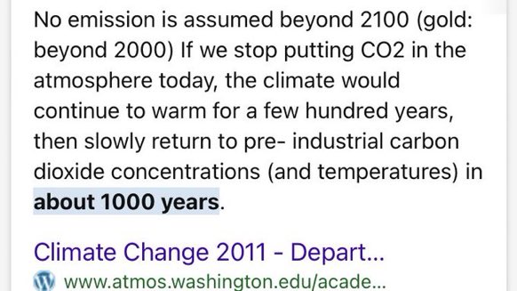 No MATTER what we do...
If we stop putting CO2 in the atmosphere today, the climate would continue to warm for a few hundred years...  Not even raising taxes can stop it. 
#ItsScience