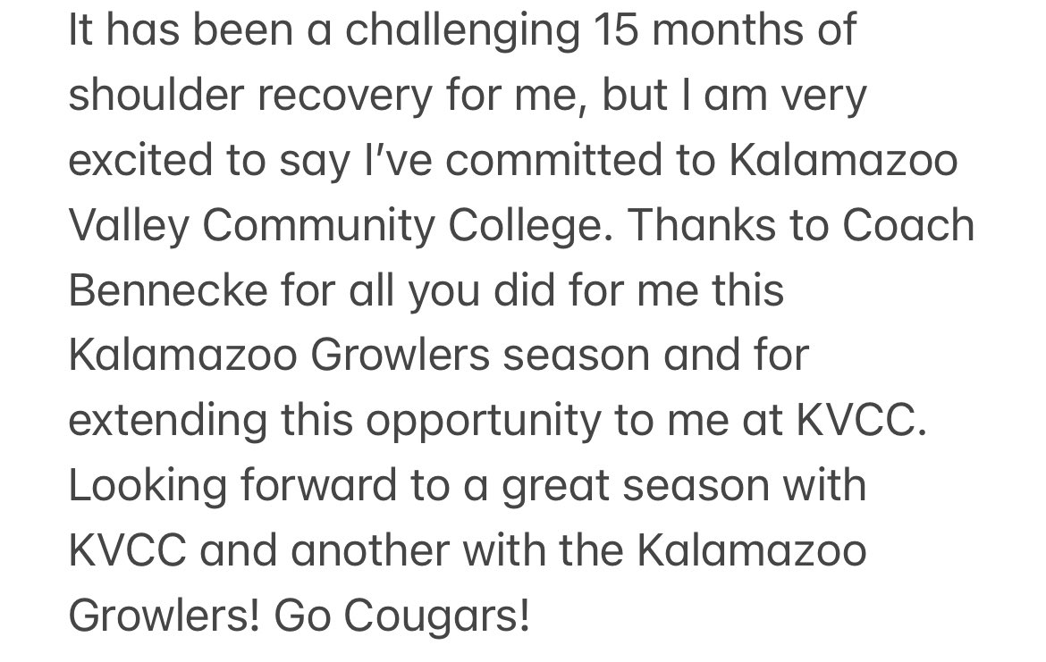 kkrill451's tweet photo. @KVCC_Baseball @KzooGrowlers https://t.co/Xn0JQc2mEb