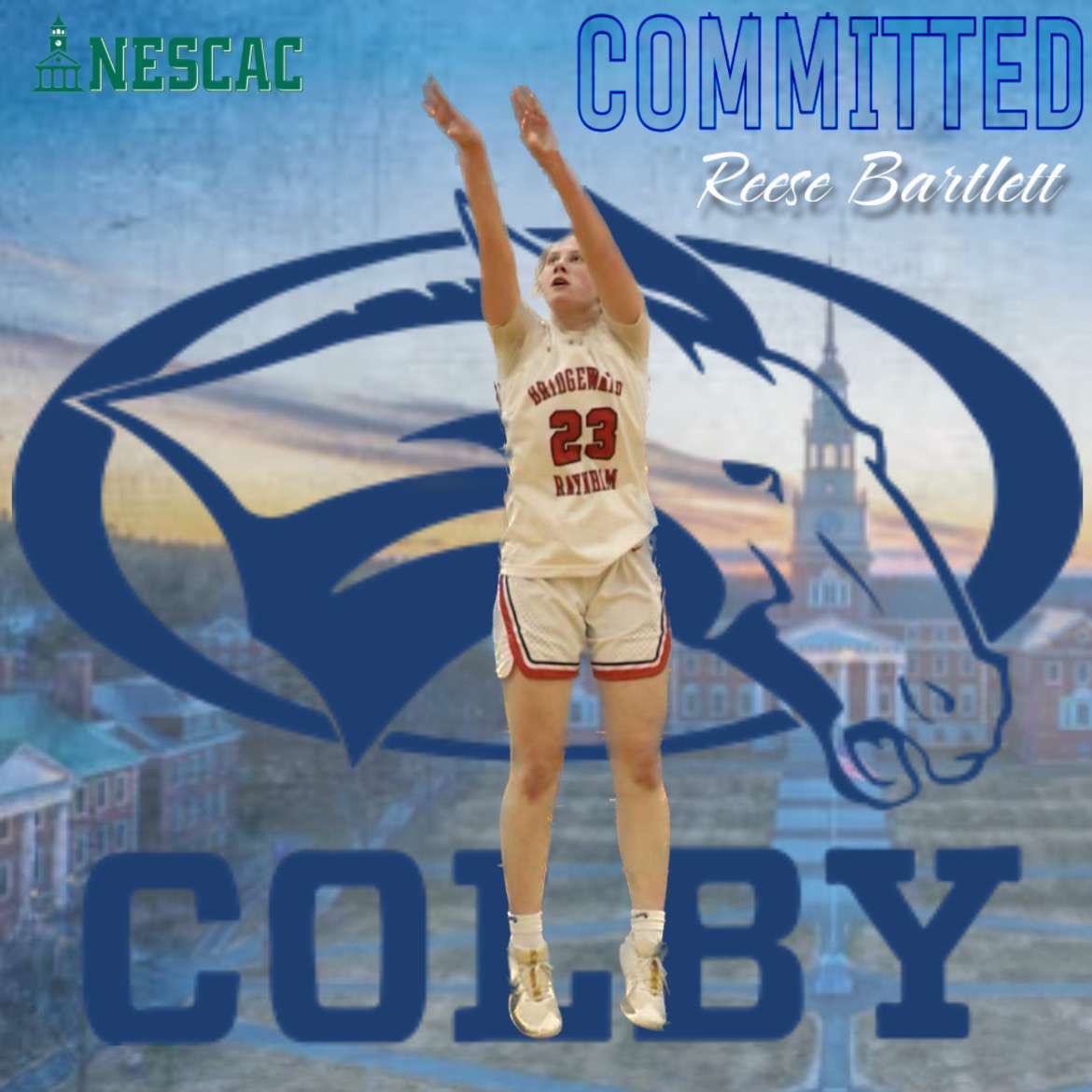 I am beyond excited to announce my commitment to the admissions process at Colby college. Thank you to my coaches, family and friends for the endless support!! <a href="/ColbyWBB/">Colby Women's Basketball</a> <a href="/BayStateJags/">Bay State Jaguars</a> <a href="/BRgirlshoops/">BRGirlsBasketball</a>
