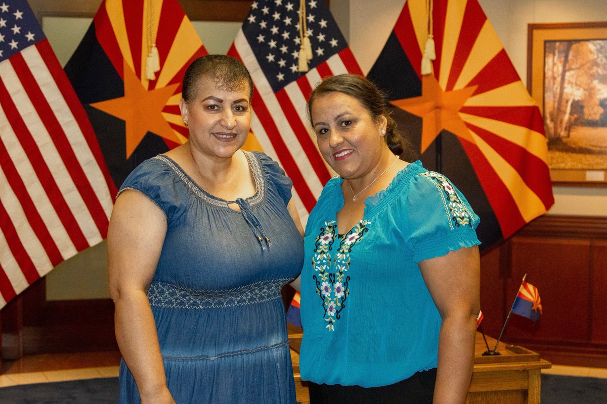 ArizonaStand's tweet photo. We attended the Bill Signing Ceremony for SB 1197 today! 
 After years of championing this issue, we are excited to see an end to administrative juvenile court fees. THANK YOU @almaforarizona and Sen. Gowan for sponsoring this bill and @GovernorHobbs for supporting AZ kids! https://t.co/6HiYtd9BPI