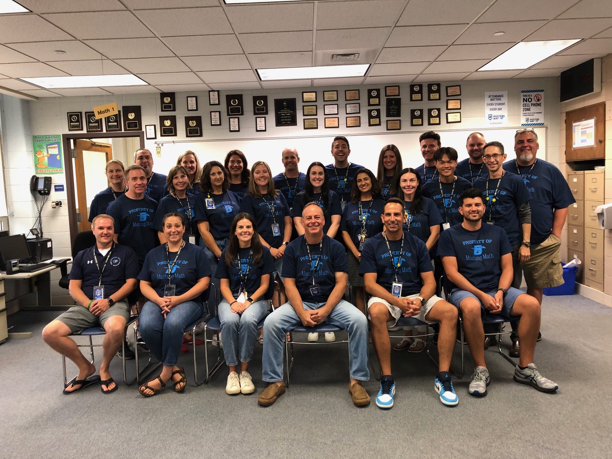 DGSouthMath's tweet image. Welcome Back!  It was a Great Day to Be a Mustang! Meet the 23-24 Mustang Math Department.  Stop by if you ever have questions! We are here to help. @ArwenLyp #youbelonghere