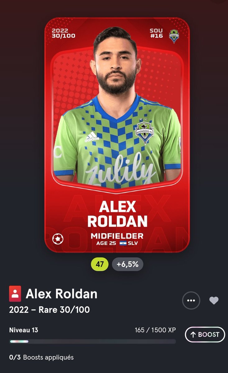 Giveaway 🎁

In order to win this A. Roldan sorare rare card:

1. Follow me and data lover <a href="/mpg_de_mani/">MonPetitSorare- Data, Aide & Conseils Sorare ⚽</a>
2. Like &amp; retweet (or reX ?)
3. Wait (draw on Friday 25 August)

GL all ! 🍀