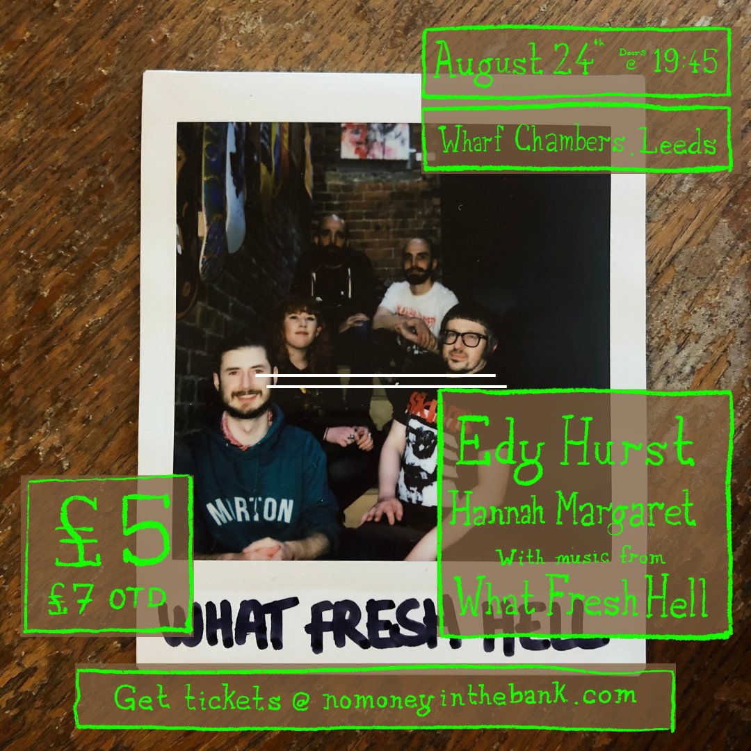 NMITBank's tweet photo. Coming to the first Thursday Emo (not that one) Valhalla of Decadence? We've surreal joy from Edy Hurst, down to earth stories and whimsical flights of fancy from Hannah Margaret, and the audio soup of dark, post-punk, shoe-gaze we call What Fresh Hell
🎟️ https://t.co/JFlqROL6hc https://t.co/AeSgCSiXRc