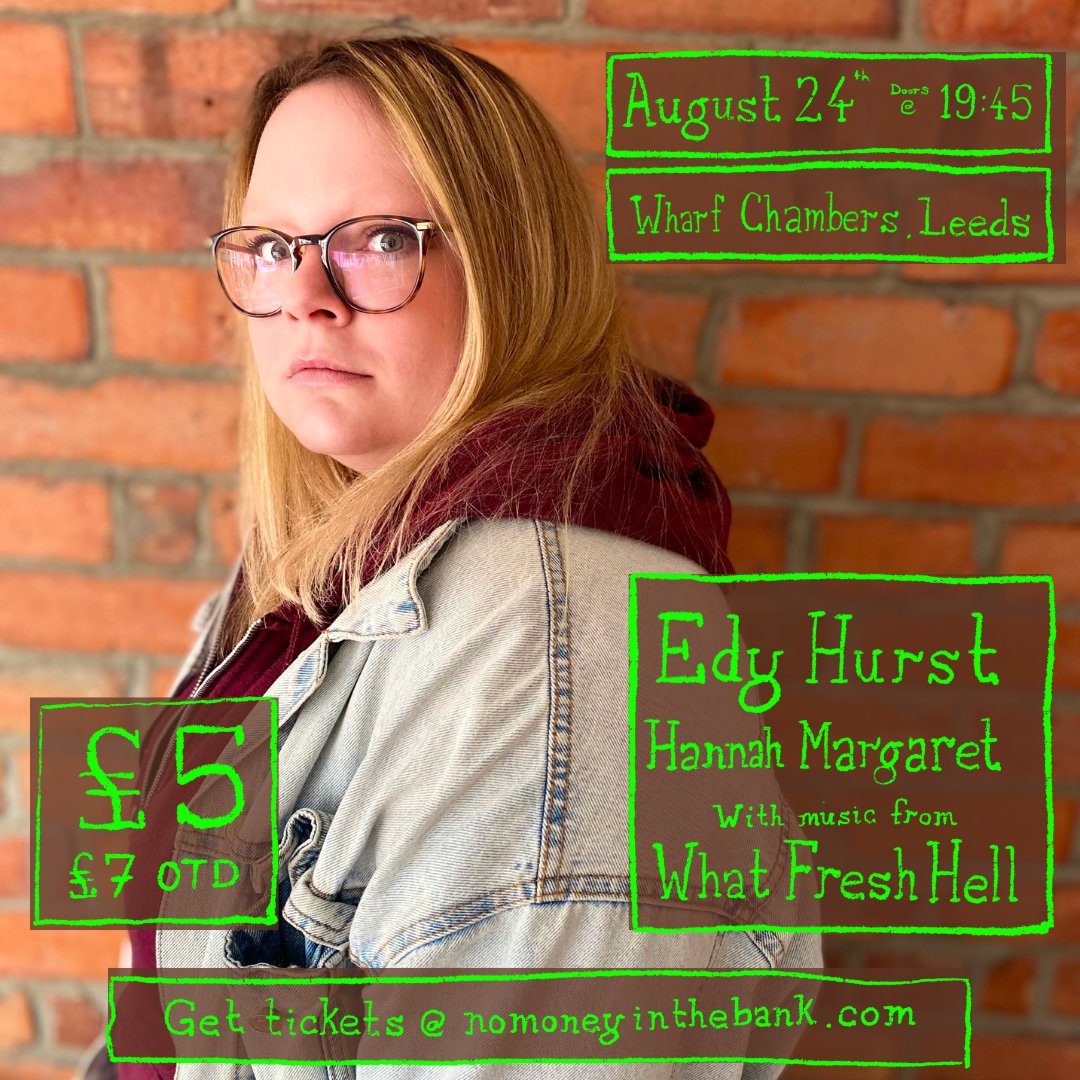 NMITBank's tweet photo. Coming to the first Thursday Emo (not that one) Valhalla of Decadence? We've surreal joy from Edy Hurst, down to earth stories and whimsical flights of fancy from Hannah Margaret, and the audio soup of dark, post-punk, shoe-gaze we call What Fresh Hell
🎟️ https://t.co/JFlqROL6hc https://t.co/AeSgCSiXRc