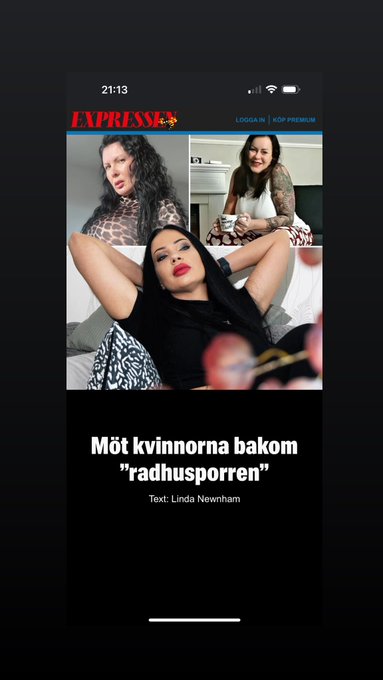 Expressen idag 💋 https://t.co/22BiHYVwfF