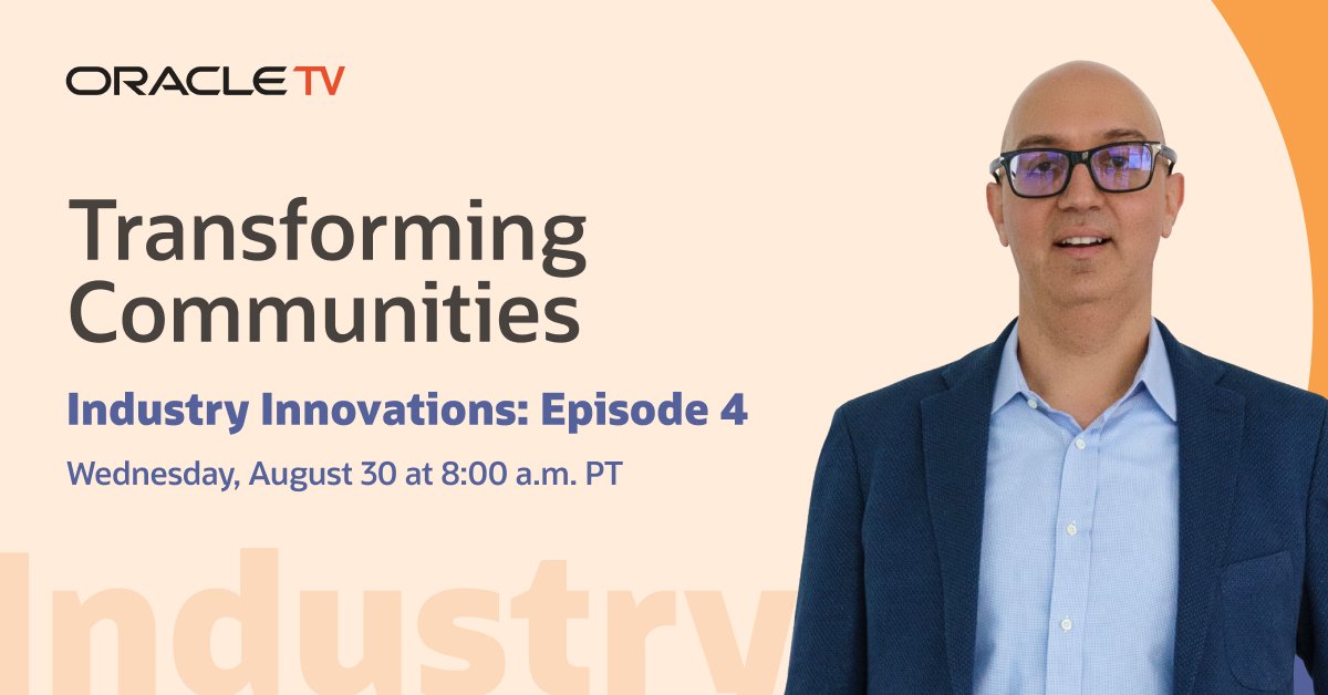 Join <a href="/BurcinTech/">Burcin Kaplanoglu</a> for the next episode of Industry Innovations to discover the pivotal role technology plays in enhancing public safety and bolstering community engagement. Register now: social.ora.cl/6019Pm7wH
