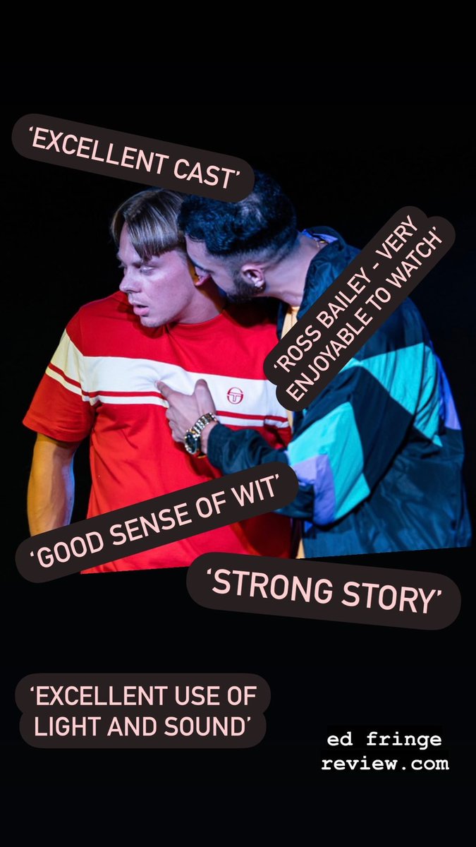 Review from EdfringeReview.com - thanks, glad you enjoyed the show 🙏✊#edfringe #colaboy