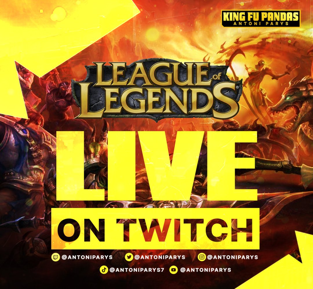 AntoniParys's tweet photo. 🎮 Hey Summoners! 🎮

I'm LIVE again, diving into the Arena for some intense Solo Queue action! Want to join the fun? It's easy! All you have to do is FOLLOW my Page and leave a COMMENT below! 💰

🔥 What's the plan? We're climbing ranks, learning from mistakes, and having a blast together. Whether you're a veteran player or new to League, there's something for everyone!

👇 Check out the stream at https://t.co/csKORe6Xvs

Grab your gear and gather your team; it's time to play! See you on the battlefield! 💥
#LiveStream #LeagueOfLegends #Gaming #LoL #EpicPlays #MOBA #eSports #Champions #SummonersRift #arena #RiotGames #VideoGames #Gamer #Strategy