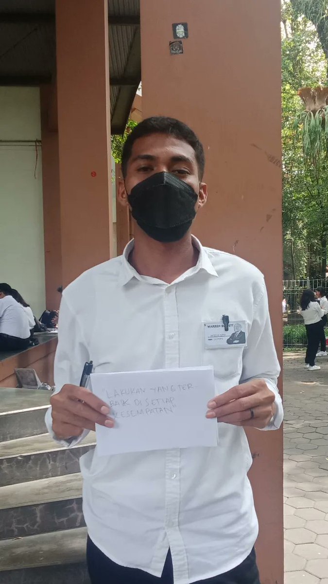 mtsnnp's tweet photo. " yang terbaik disetiap kesempatan"

Nama : mateus serin
Kelompok : 5

#day1pekafe #Pekafe2023 #BEMFEUSD #katamahasiswa #BergerakGaliPotensiSiapkanMasaDepan https://t.co/kTJf0Ap5SN