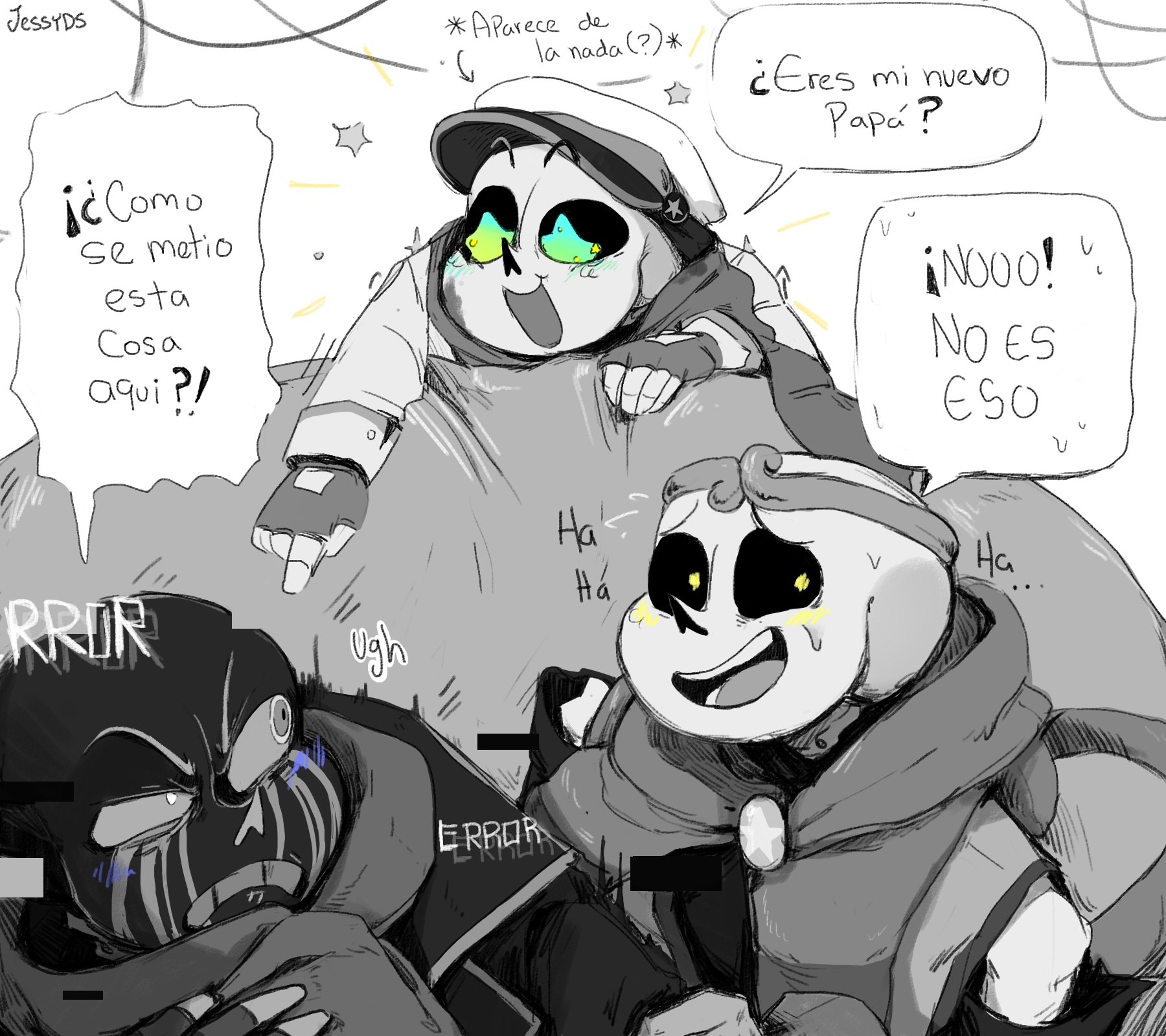 Who is Ink Sans dad?