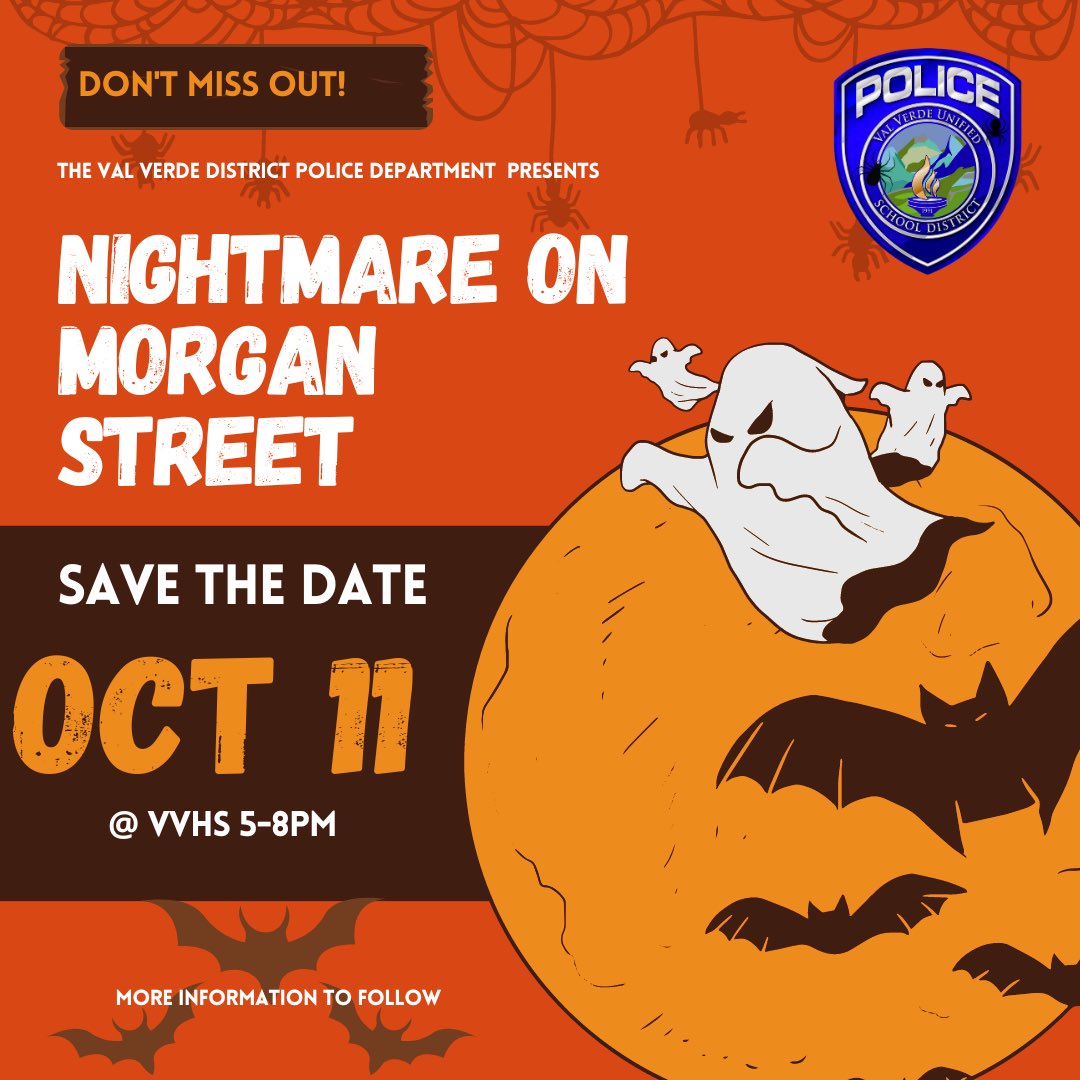 🗓️ Mark your calendars✅
We will be hosting our annual Nightmare on Morgan Street Halloween Event on October 11,2023! Please save the date. More information to follow! 🎃👻
