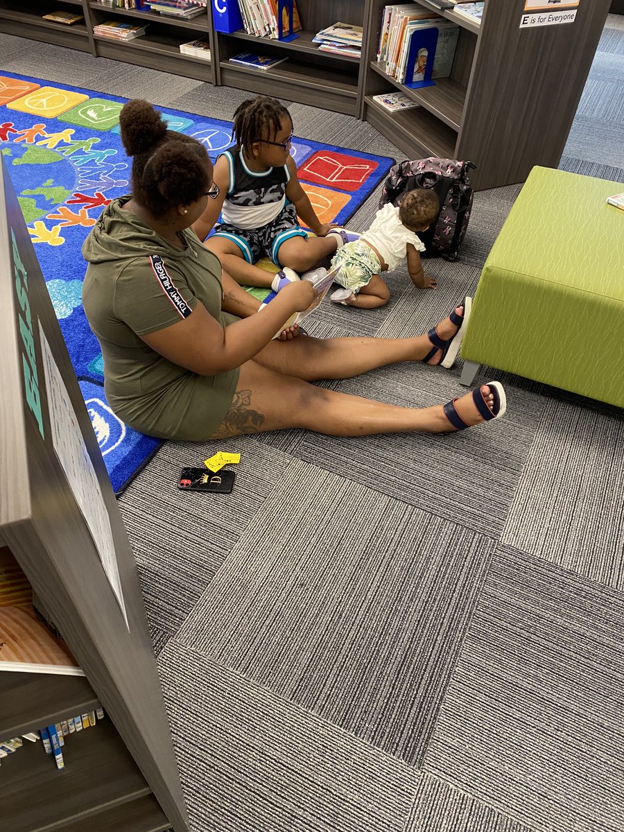 PSERoadrunners's tweet photo. We had a wonderful media after hours opening last week! Thanks to the PSE families who visited, explored our media center, and took opportunities to read with each other. #PSEReads @RockdaleSchools https://t.co/ZwznoVBvMq