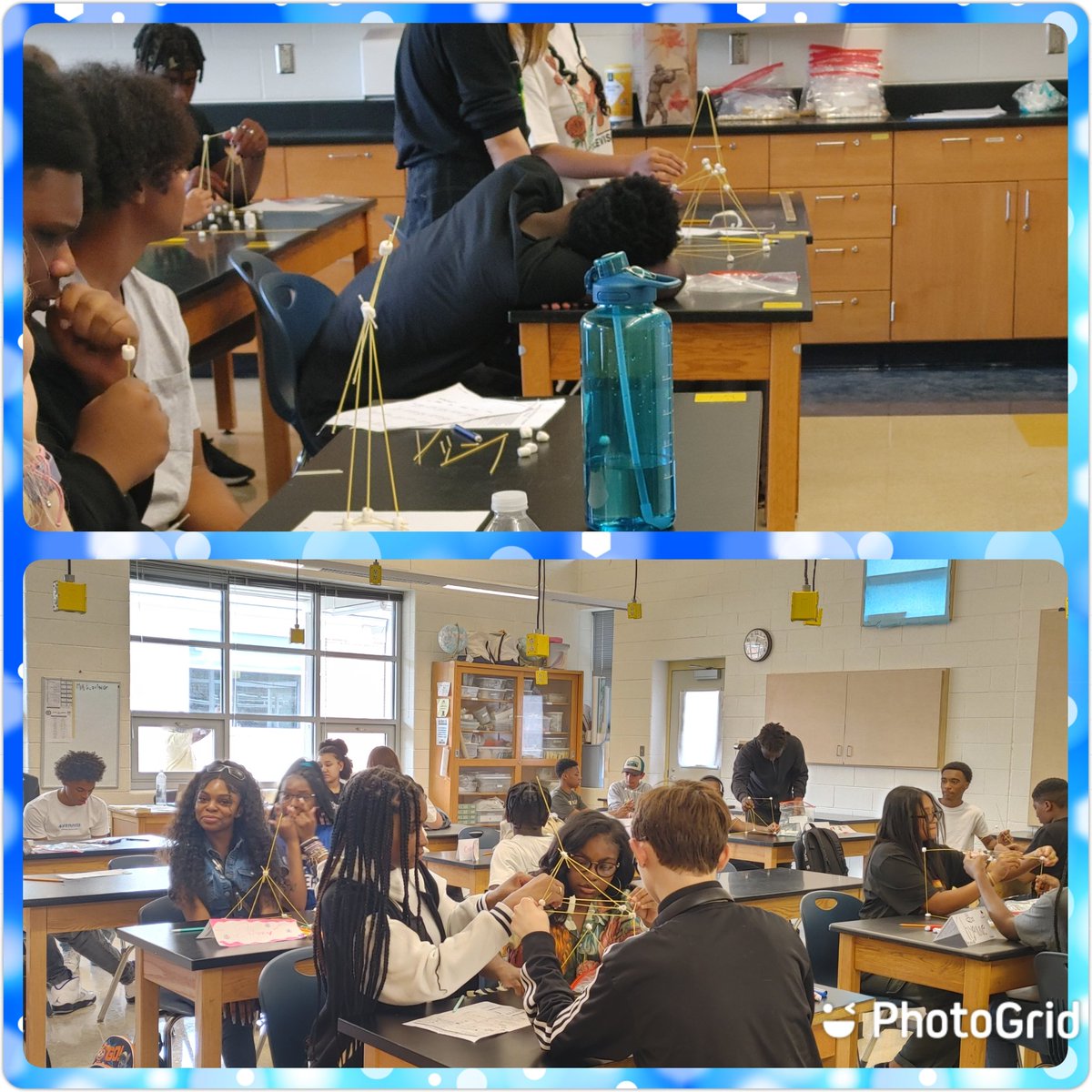 It's been a great 1st day of school in the <a href="/VHS_Science/">Varina High School Science Department</a> dept w/ fun team building activities like treatment agreements, blind boxes, &amp; spaghetti towers! Hope everyone has had a great 1st day! 💙😈💛 <a href="/VHS_BlueDevils/">Varina High School</a> @principal_sears <a href="/kyambio/">Ms. K. Yam</a> <a href="/VHS_Knuckles/">Nuckols</a> <a href="/MrAgeeVHS/">Mr. Agee</a>