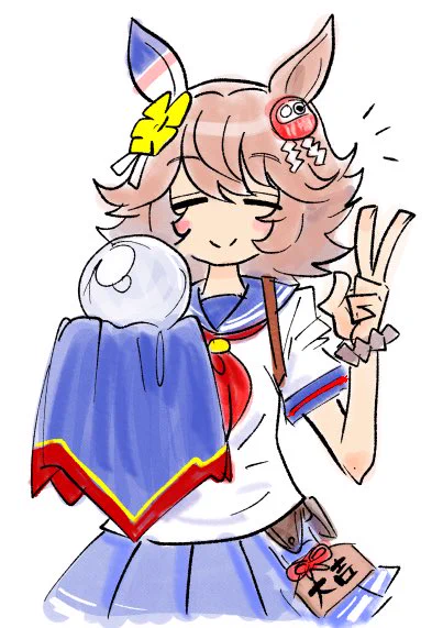 #深夜のウマ娘真剣お絵描き10分一本勝負 マチカネフクキタル