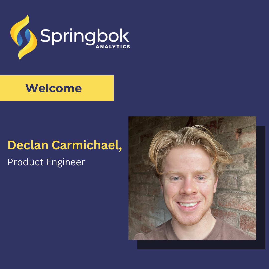 Meet Springbok Product Engineer, Declan Carmichael.

He graduated with an honours degree in Exercise &amp; Sports Science from Australian Catholic University, where he specialized in hamstring strain injury prevention and rehabilitation.