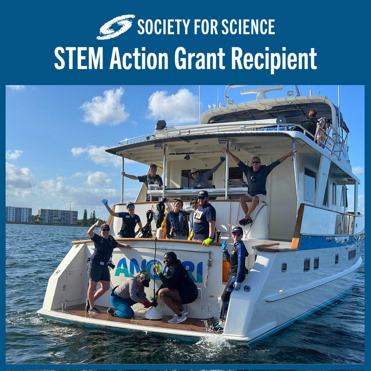 ANGARIocean's tweet photo. Weโre thrilled to be a 2023 @Society4Science STEM Action Grant awardee & are thankful for the continuing support! This grant will help us encourage hands-on STEM learning, engaging @PalmSpringsMS in our #CoastalOceanExplorers: Sharks program!
Read more -ย https://t.co/6Wo9S842OU https://t.co/nB5MFRFilO