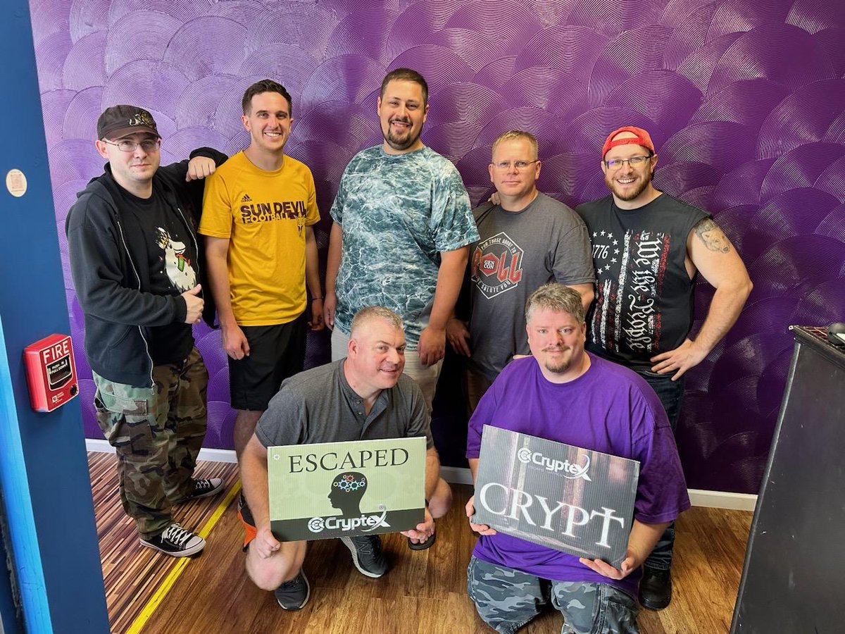 The Grand Party Den bois out here showing em how it's done! Escaped a room with a 17% success rate. <a href="/lyn_wilke/">Lyn Wilke</a> <a href="/The_Bryguy/">The_Bryguy</a> <a href="/ImMattyp2109/">Mattyp2109 (Matt)</a> <a href="/paddywhacked77/">PaddyWhacked77</a> <a href="/ctnightmare/">ArbitraryDice</a>