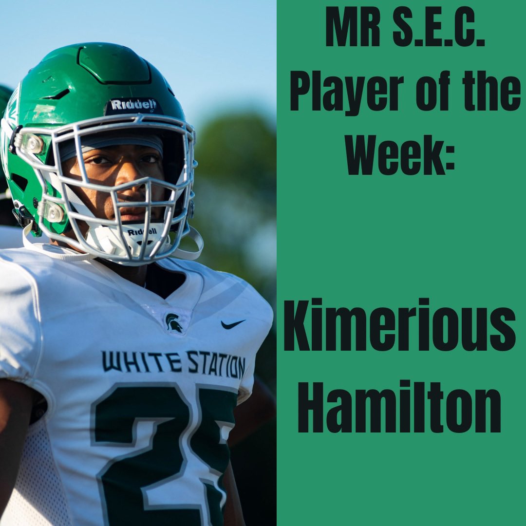 WhiteStationFB's tweet photo. Congrats to our week 1 Players of the week! #onwardspartans #fightyourfight 

Offense-Lonnie Simpson Jr

Mr. S.E.C.-Kimerious Hamilton

Special Teams-Braylin Moore

Defensive - Jaylen Thomas https://t.co/gc5YV1jmOX
