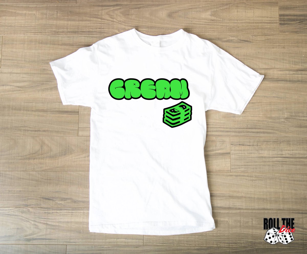 Ride4Blackk's tweet photo. CASH RULES EVERYTHING AROUND ME | New CREAM @RollTheDice4L tee’s &amp; hoodies | NOW ACCEPTING PRE ORDERS via DM 🎲 , JUST LIKE BEFORE ALL LIMITED DROPS, MIGHT NOT CATCH IT AGAIN🤫  #InspireTheUninspired https://t.co/ZvoX9572pH