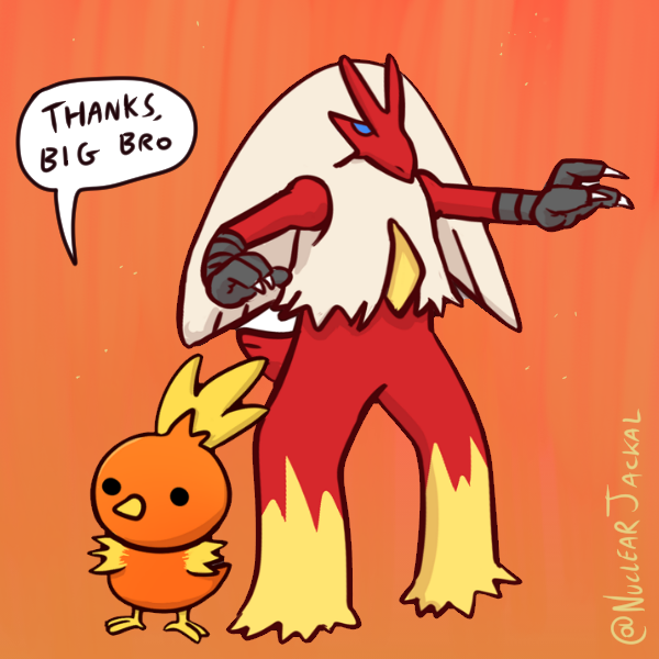 NuclearJackal's tweet photo. This week's PokeMonday is Torchic and Blaziken! Enjoy the fiery birb bros
#torchic #blaziken #firetype #pokemon #torchicart #blazikenart #firetypeart #pokemonart #torchicfanart #blazikenfanart #firetypepokemon #pokemonfanart #gen3starter https://t.co/nzPNI0CudX