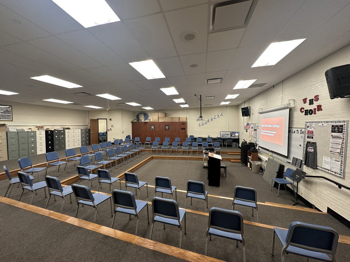 We’re ready. 🎵 Great to see and hear the juniors and seniors today (they sound fantastic!) Let’s go, Wauseon Choirs!