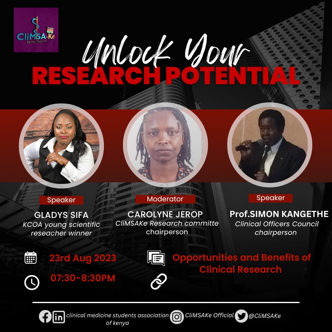 Clinical Medicine Students Association of Kenya tweet media
