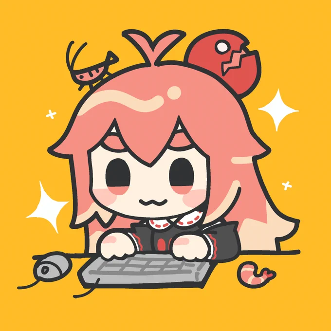 今のアイコンデフォルメして遊んでた