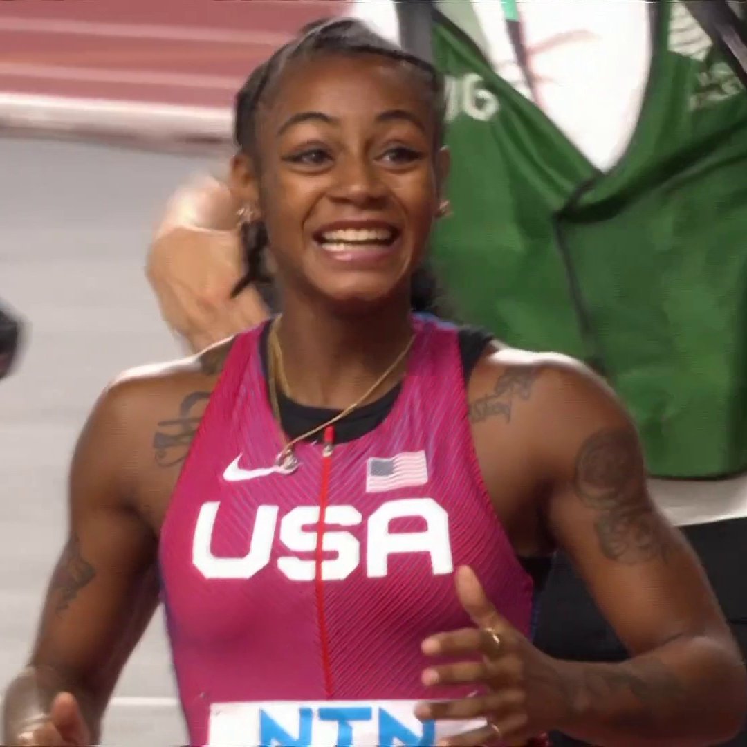 🇺🇸SHA'CARRI RICHARDSON 10.65!!! 100M WORLD CHAMPION! #WorldAthleticsChamps