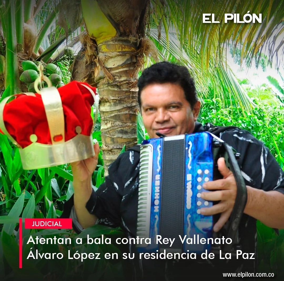 JAVIEROATEALI's tweet photo. El Rey de Reyes 2017, Álvaro López, se llevó tremendo susto junto a su familia la media noche de este domingo cuando supo que su residencia en La Paz, Cesar,  fue atacada a tiros por desconocidos. https://t.co/oJfO8OZJ9a