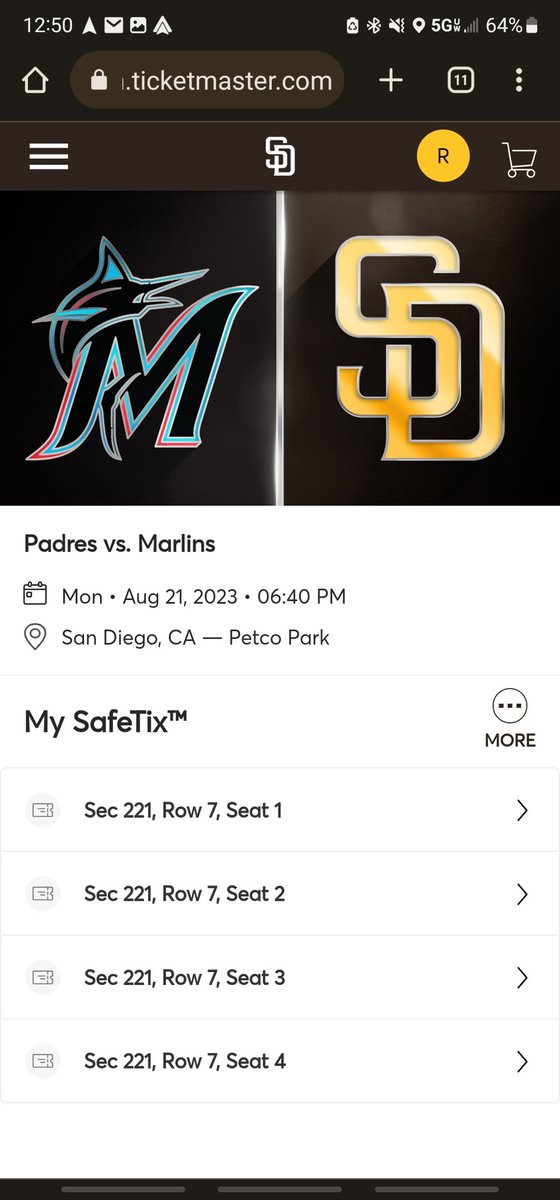 Selling 4 tickets &amp; parking for tonight’s game $ 100 

Section 221
Row 7
Seats 1-4
