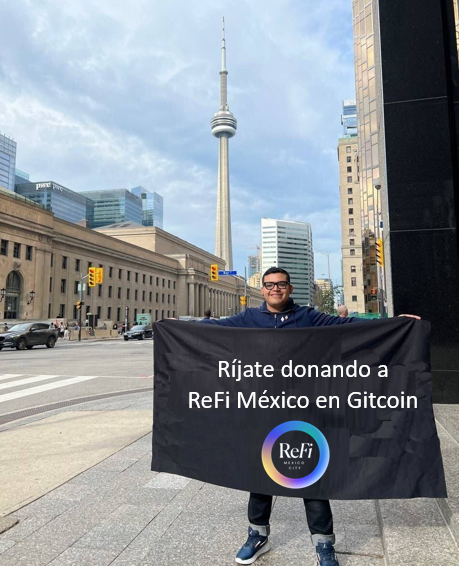 ReFiMexico's tweet photo. Únete a @Raymomentz y apoya a ReFi México en la ronda de #Gitcoin18 #GC18
@gitcoin
👇🏽✨🌱
. https://t.co/kGVOjNlP97 https://t.co/mtLKXzvxy2