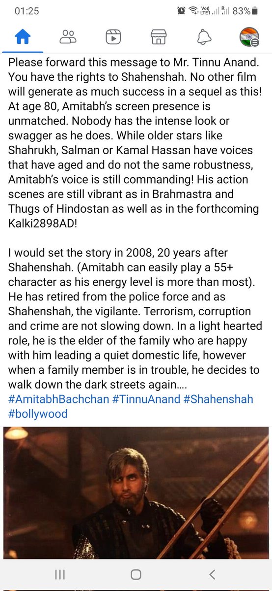 RjRohan3's tweet photo. Sir @popinstyle  Sir @SrBachchan  We need Shehenshah ❤❤❤

#shehenshahcomeback https://t.co/oSMZaJBERJ