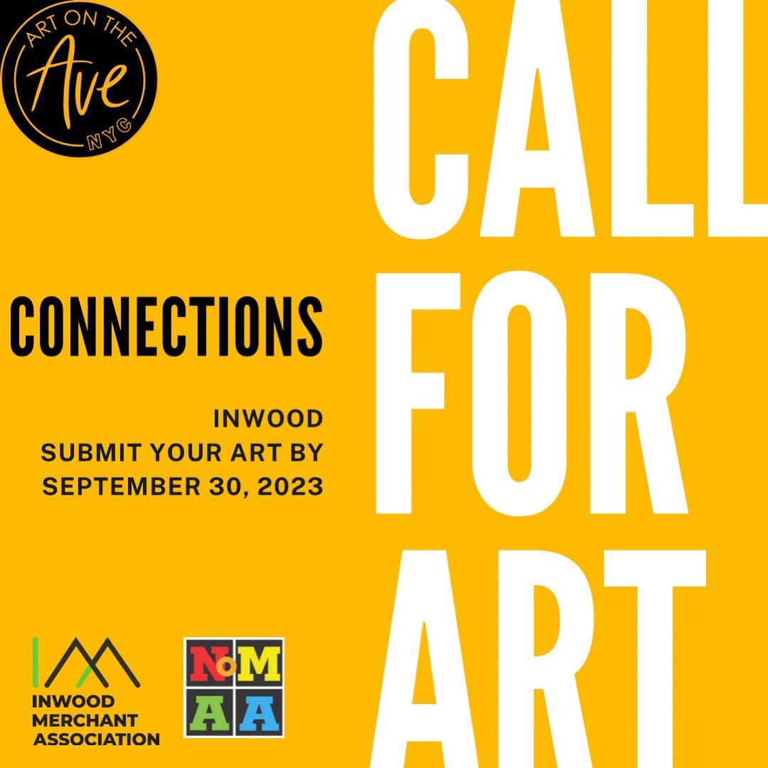 NoMAAarts's tweet photo. #Repost @ArtontheAve1

We are so excited to announce our next exhibition! 

This fall in Inwood, a new group of local NY artists will be exploring the theme of “Connections.” 

Apply at artontheavenyc.con for a chance to be part of this exhibition. 

#artinstores https://t.co/5JNRmPX5M0