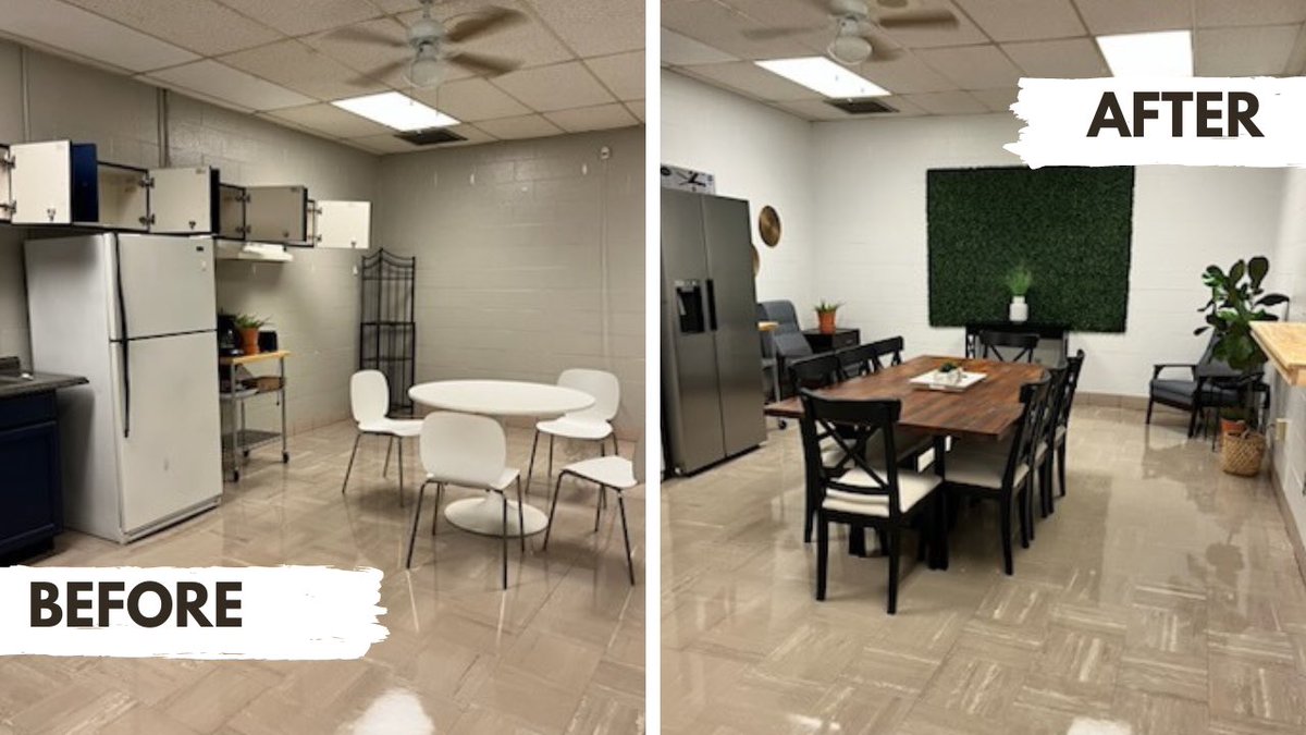 A HUGE shoutout to our Co-President, Reyne Moore, for her dedication and hard work in revamping the CECS staff lounge! She put in 40+ hours of planning, sourcing materials, and building furniture. The CECS staff now have a wonderful space to enjoy! <a href="/Creeksidetweet/">Creekside ECS</a>
