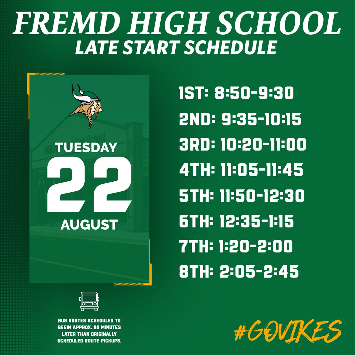 Fremd High School tweet media